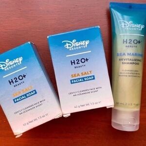 DISNEY RESORTS | H2O Beauty Sea Salt Facial Soap Sea Marine Shampoo NEW
